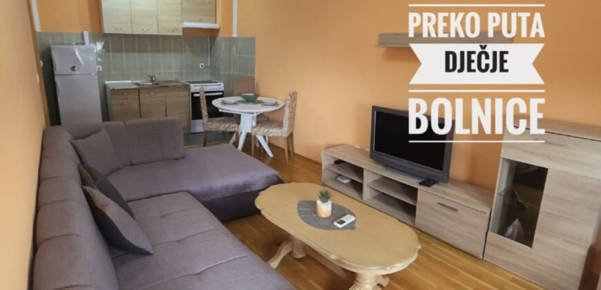 Jednosoban stan za izdavanje 40 m&sup2; kod Dječje bolnice &ndash; Podgorica