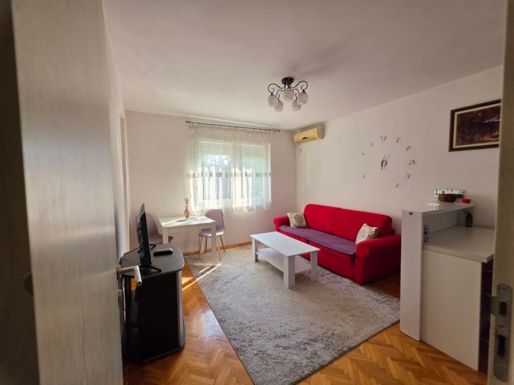 Jednosoban stan 43 m&sup2; za izdavanje u centru Podgorice &ndash; dnevna soba