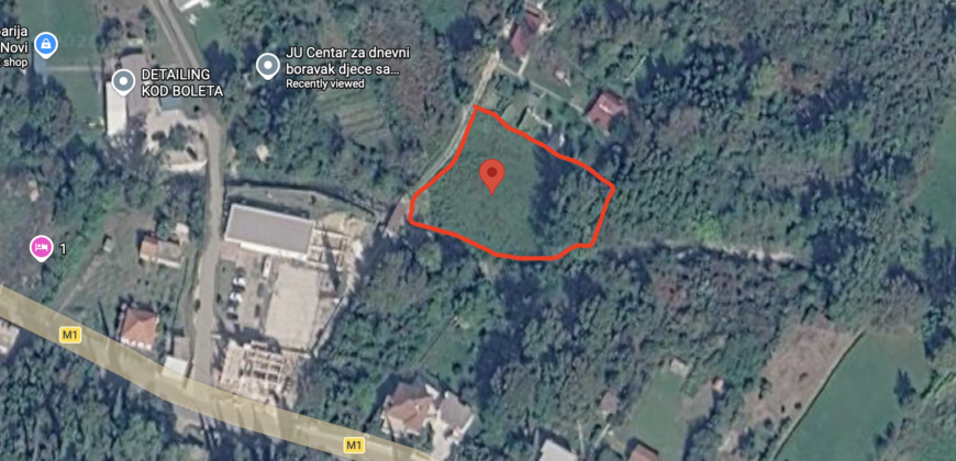 Zemlji&scaron;te 1.677 m&sup2; za gradnju &ndash; Sutorina, Herceg Novi